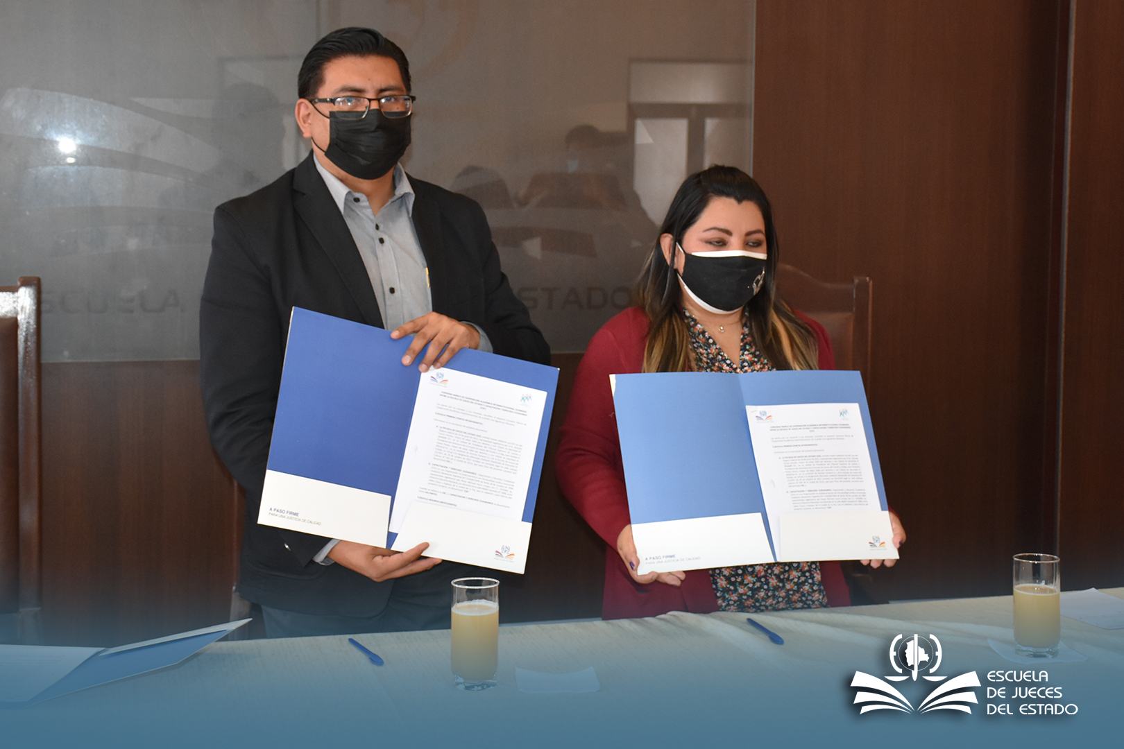 ESCUELA DE JUECES DEL ESTADO SUSCRIBIÓCONVENIO DE COOPERACIÓN INTERINSTITUCIONAL CON CDC