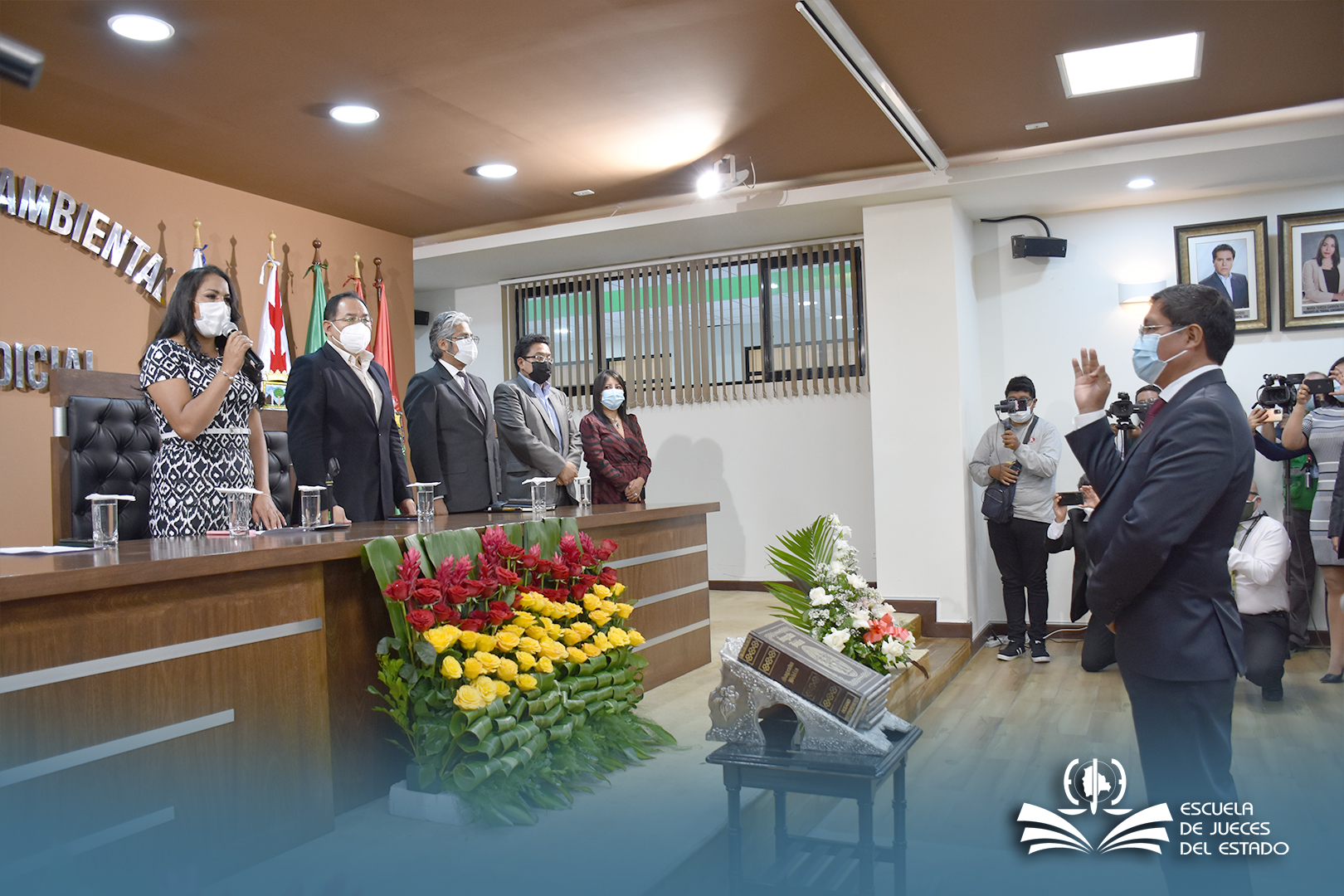 ESCUELA DE JUECES DEL ESTADO PARTICIPA DE LA POSESIÓN DEL NUEVO PRESIDENTE DEL TRIBUNAL AGROAMBIENTAL