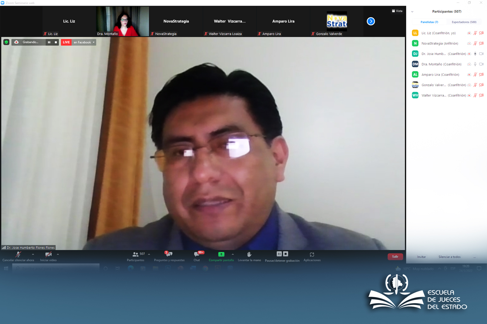 CONCLUYE CON ÉXITO WEBINAR INTERNACIONAL