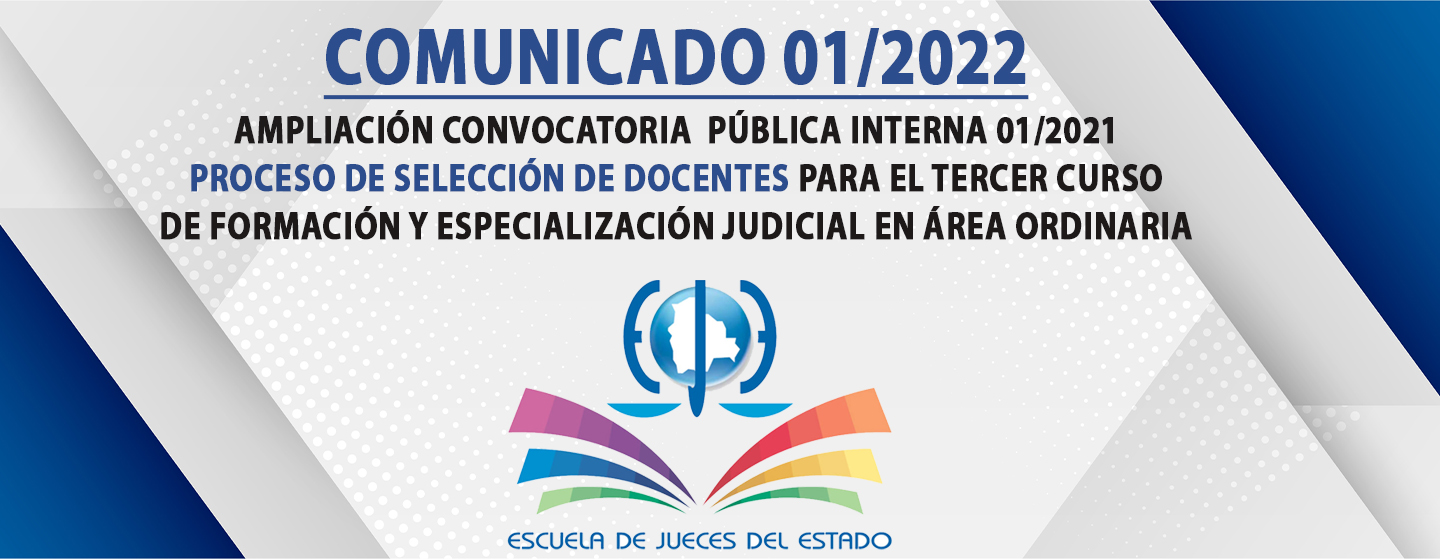 COMUNICADO  AMPLIACIÓN CONVOCATORIA DOCENTES