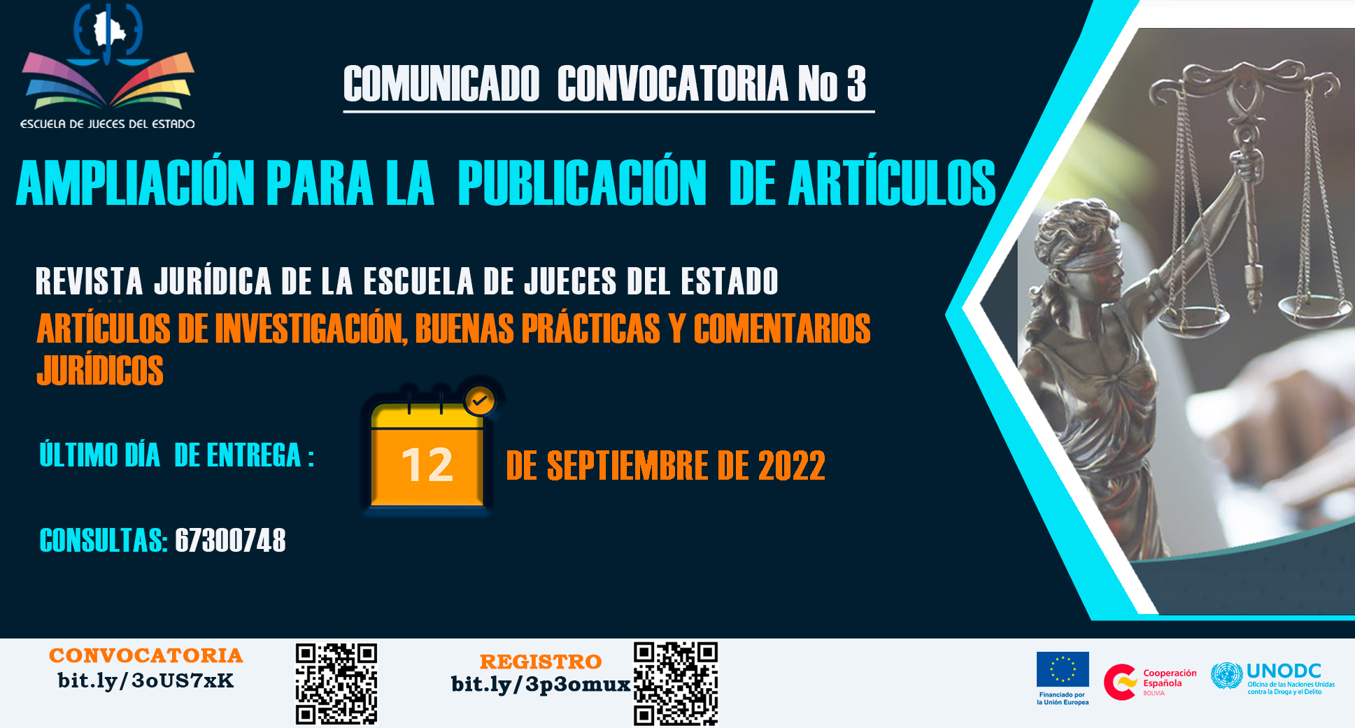 COMUNICADO  CONVOCATORIA No3