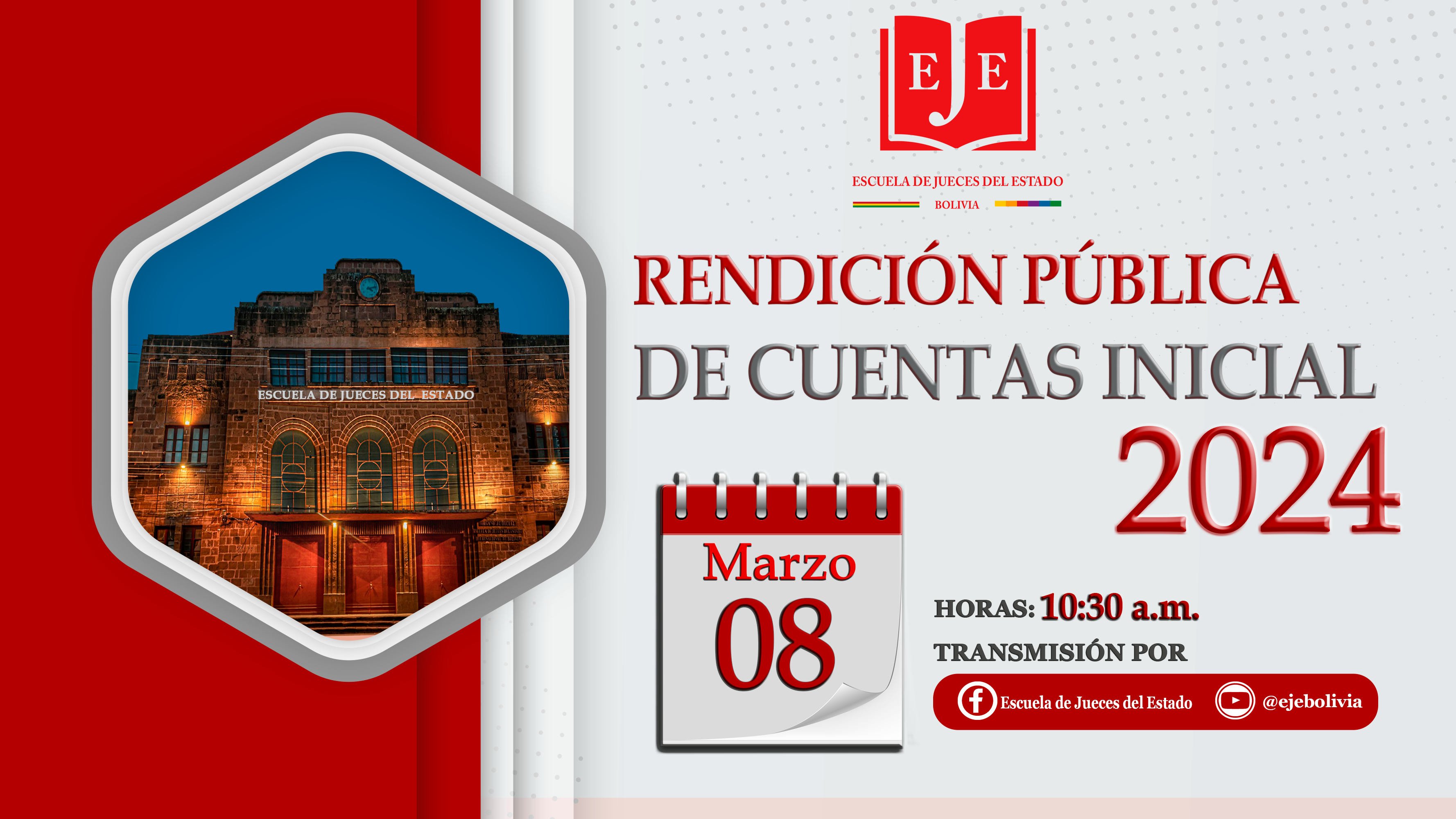 PRESENTACIÓN DE RENDICIÓN PÚBLICA DE CUENTAS INICIAL 2024