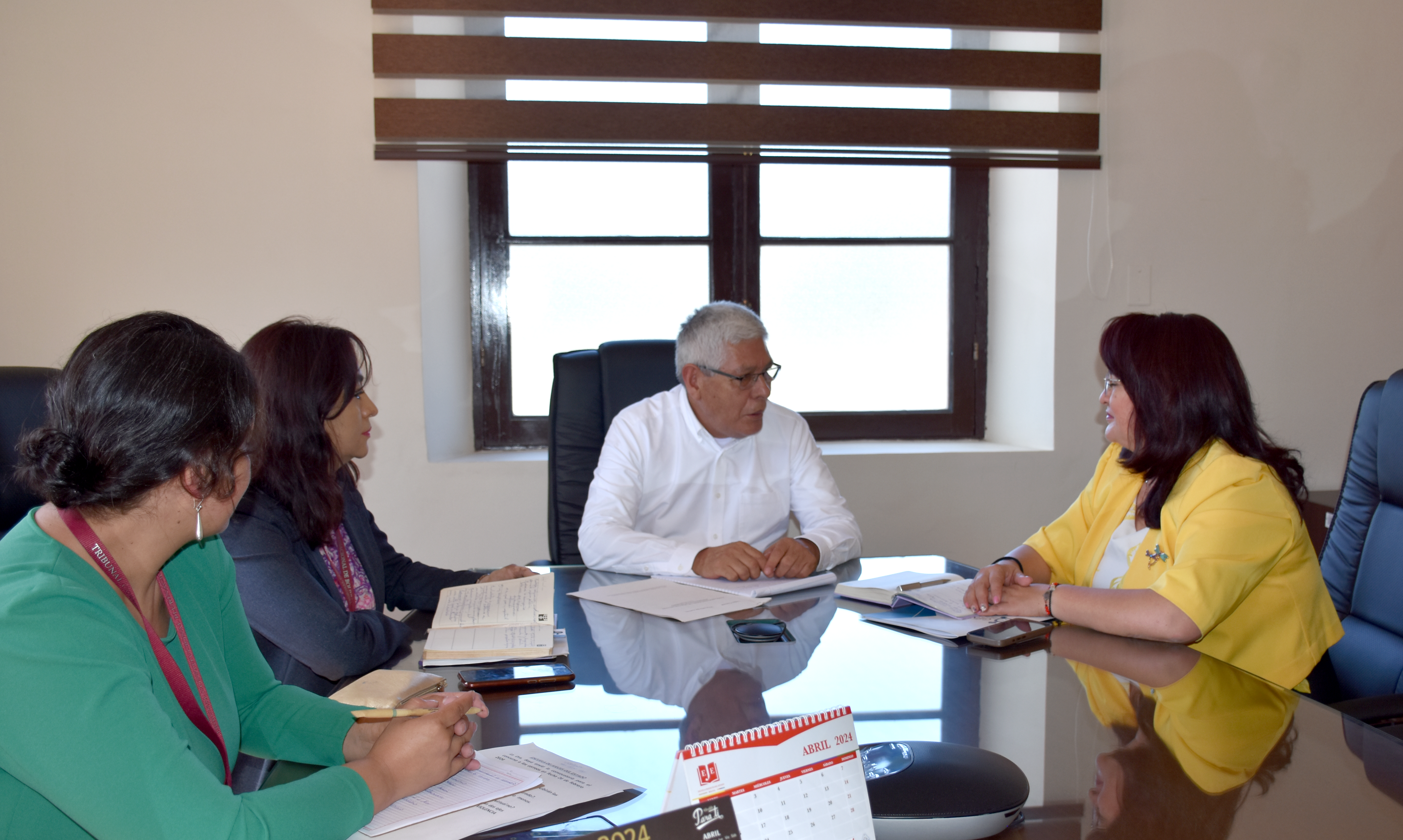 EL DIRECTOR GENERAL DE LA ESCUELA DE JUECES DEL ESTADO, SOSTUVO UNA REUNIÓN DE COORDINACIÓN CON LA PRESIDENTA DEL COMITÉ DE GÉNERO.