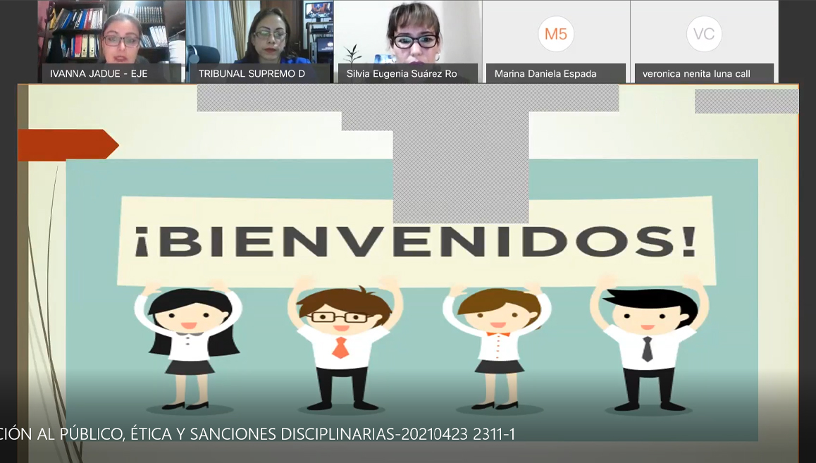 SERVIDORES PÚBLICOS DEL ÓRGANO JUDICIAL SON CAPACITADOS EN ATENCIÓN AL PÚBLICO, ÉTICA Y SANCIONES DISCIPLINARIAS