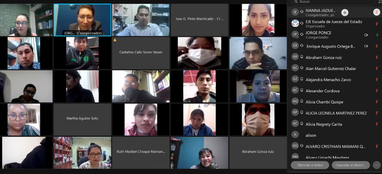 SERVIDORES JUDICIALES SON CAPACITADOS EN INFORMÁTICA PARA EL DESARROLLO DE AUDIENCIAS VIRTUALES