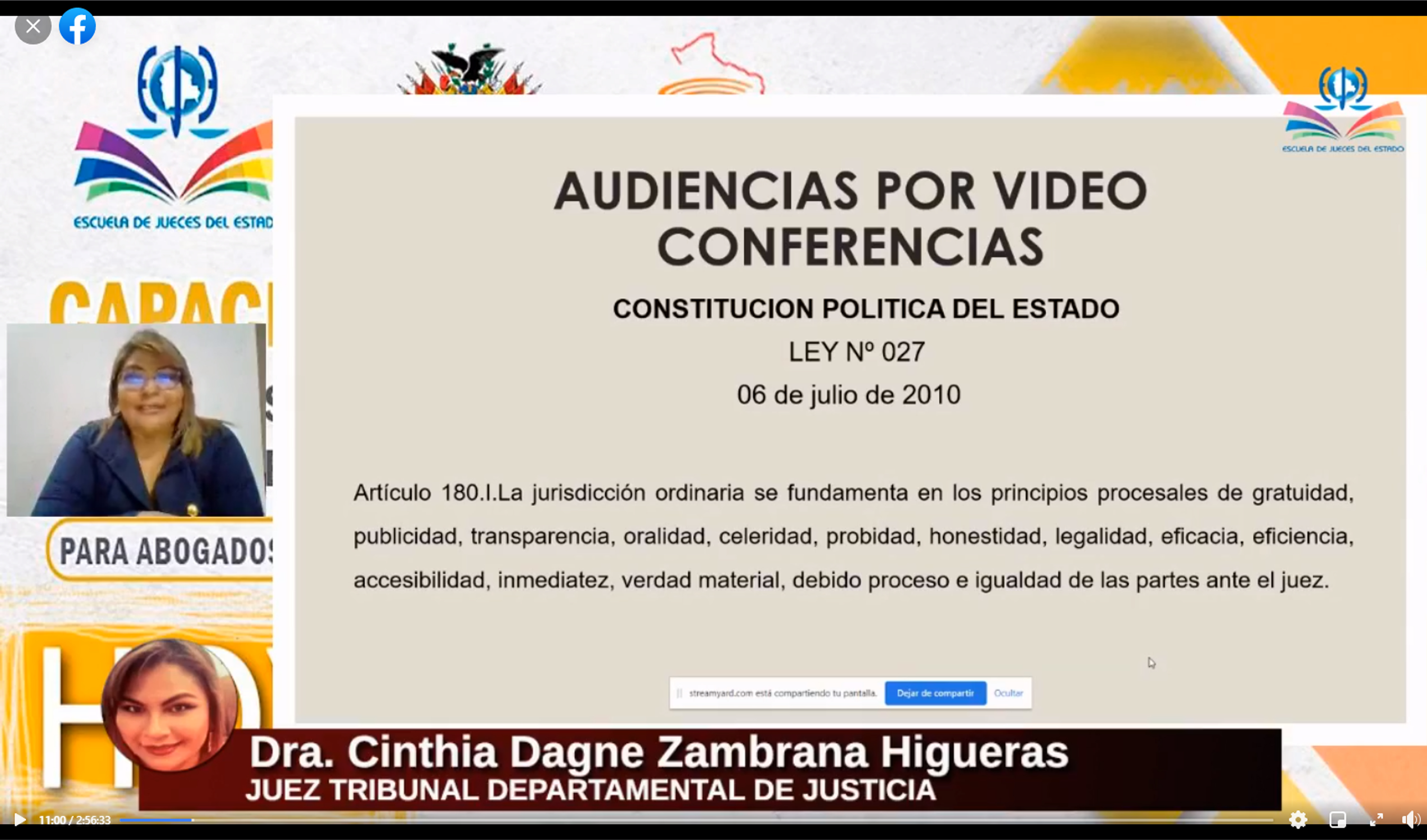 ABOGADOS EN EL EJERCICIO LIBRE DE LA PROFESIÓN SON CAPACITADOS EN INFORMÁTICA PARA EL DESARROLLO DE AUDIENCIAS VIRTUALES