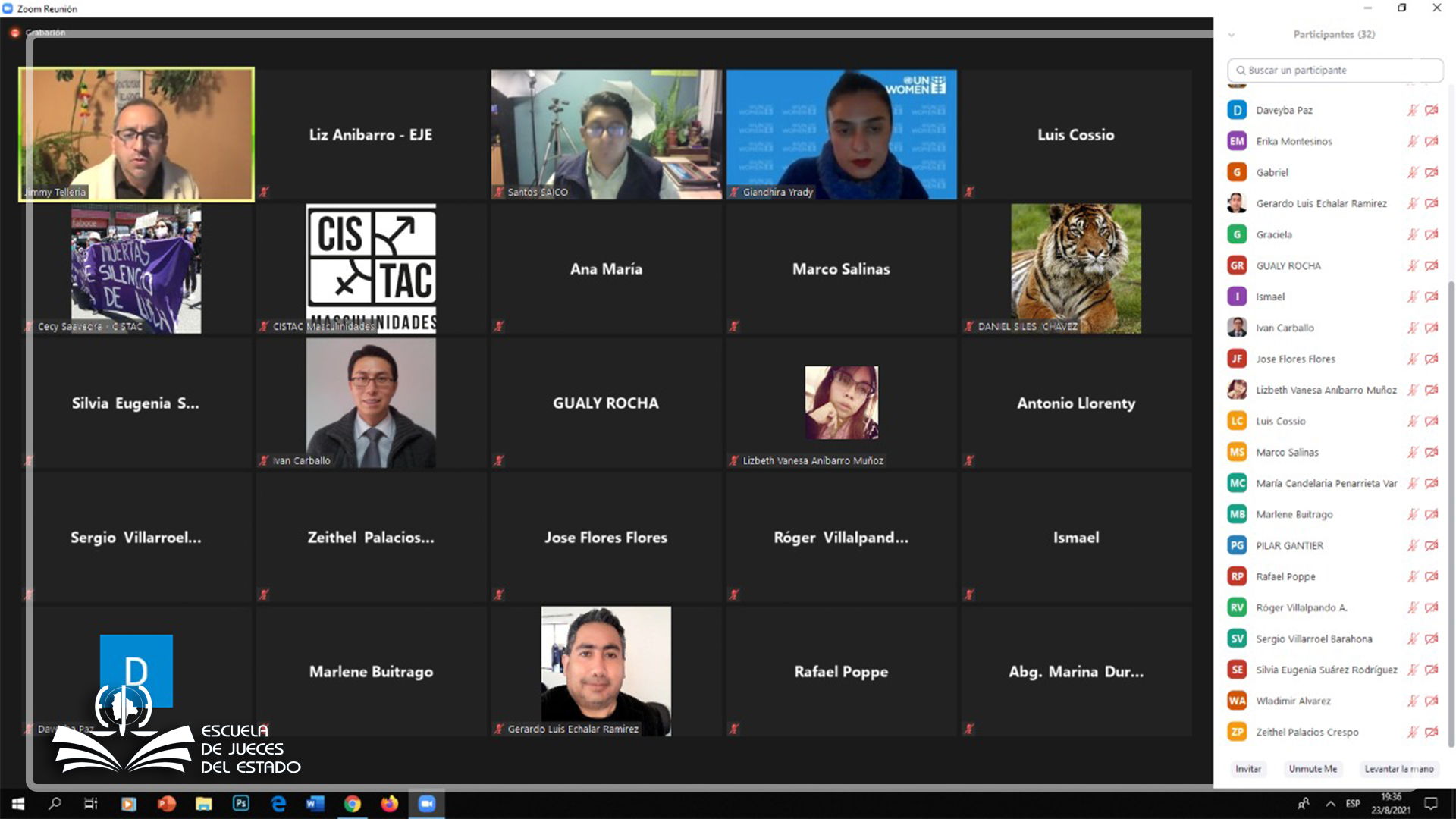 SERVIDORAS Y SERVIDORES PÚBLICOS DE LA EJE SON CAPACITADOS POR EL MINISTERIO DE JUSTICIA