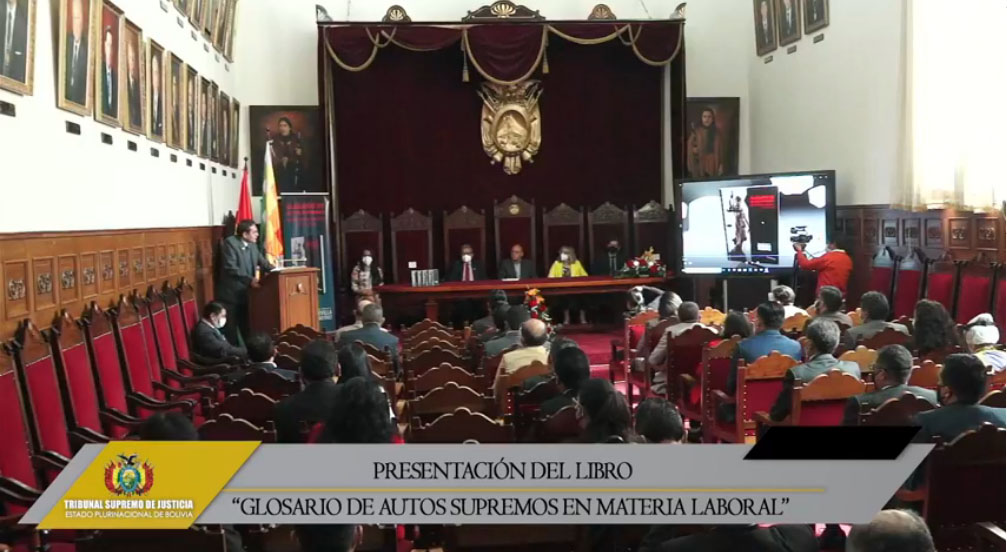 MAGISTRADO REVILLA PRESENTA GLOSARIO DE AUTOS SUPREMOS EN MATERIA LABORAL